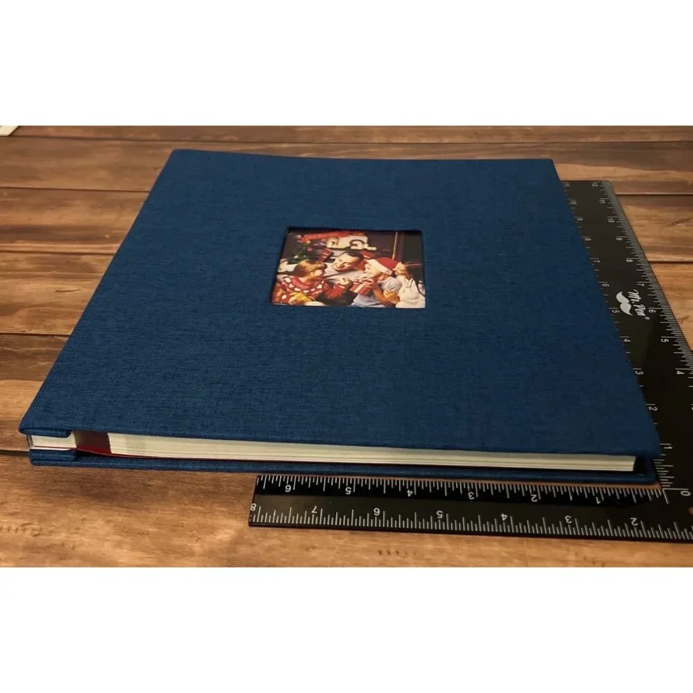 Spbapr Large Photo Album Self Adhesive Magnetic Scrapbook 40 Blank Pages Linen